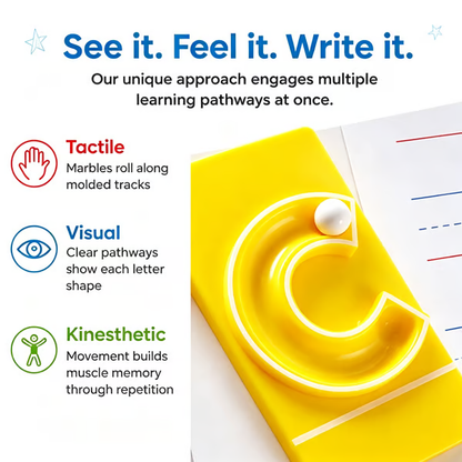 🔤Marble Tracers - Lowercase Letters🌀Roll Into Letter-Writing Fun!