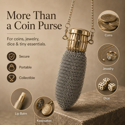🔥Last Day 49% OFF -Vintage-Inspired Metal Mesh Coin Purse