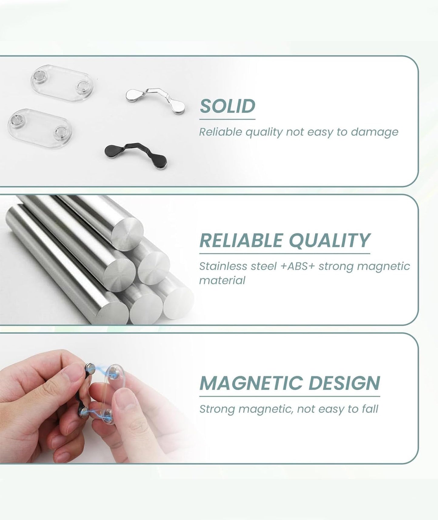 🔥Last Day 50% OFF -👓4-in-1 StrongMagnetic Holder(Pack of 2pcs )