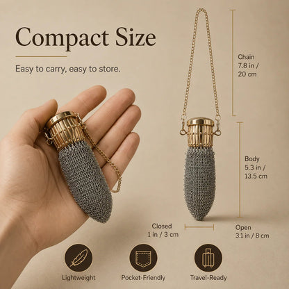 🔥Last Day 49% OFF -Vintage-Inspired Metal Mesh Coin Purse