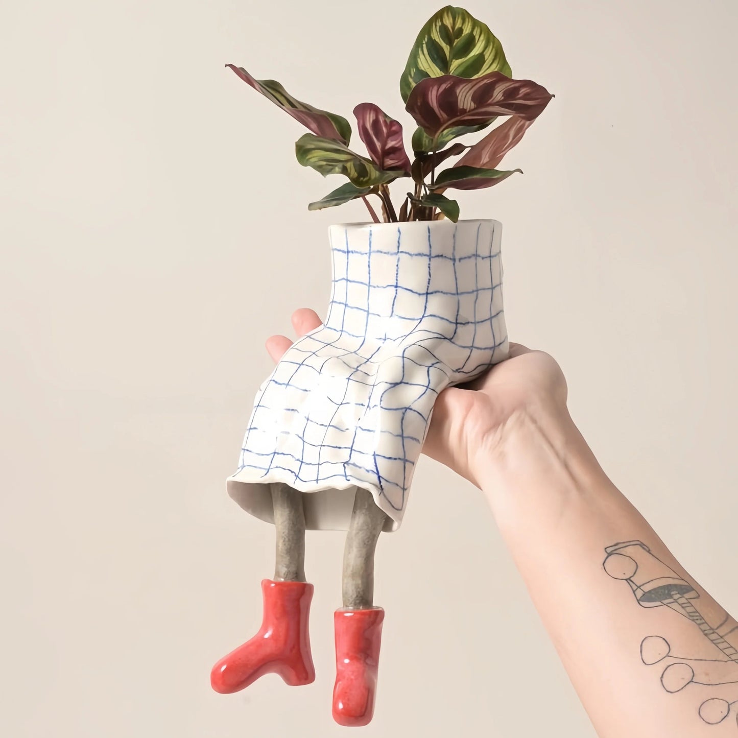 🌿✨ NEW 2026 | Flumyr® LeggyBloom™ — Viral Sitting Planter 🪴👖 Denim Skirt Edition ✨