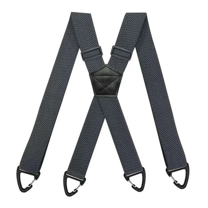 🔥Last Day 48% OFF -⏰Men's X-Back Suspenders with Hook Clips