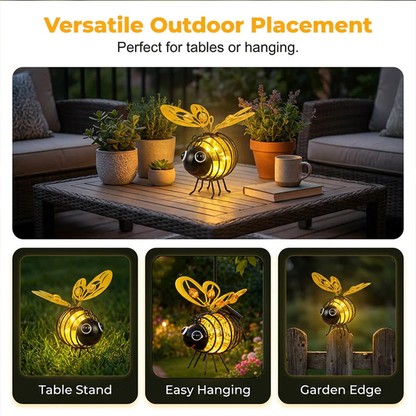 🌙🐝🪴 LIMITED-TIME 49% OFF! Hanging Solar Bee Light – Spread Joy Day and Night 🌞🌜