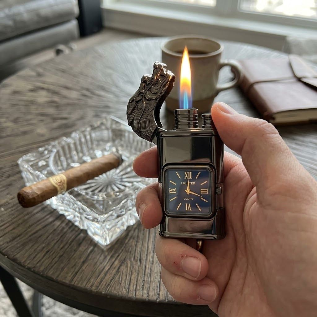 Dragon Head Windproof Torch Flame Lighter