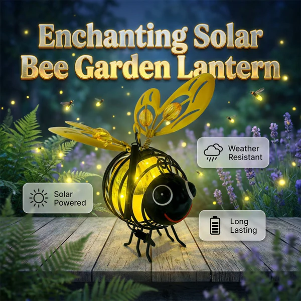 🌙🐝🪴 LIMITED-TIME 49% OFF! Hanging Solar Bee Light – Spread Joy Day and Night 🌞🌜