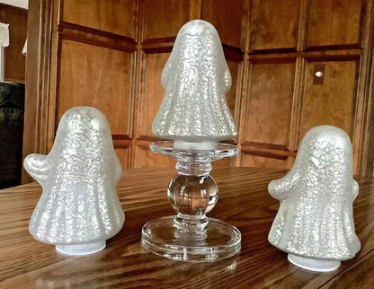 🔥Hot Sale Promotion 49% OFF🎁Set of 3 Illuminated Mercury Glass Ghosts by Flumyr
