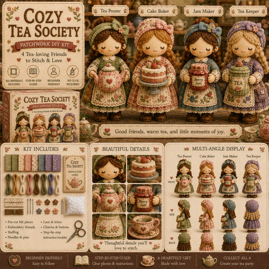 🎁Last Day:49% OFF🧵 Tiny Worlds Collection – Patchwork DIY Kit Series