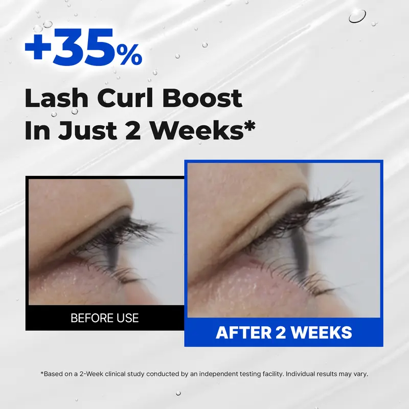 Essential Eyelash Growth Serum, Jumbo Size 0.5fl.oz - Safe & Gentle Lashes Care, Fuller, Thicker in 2 Weeks, Non-Prostaglandin
