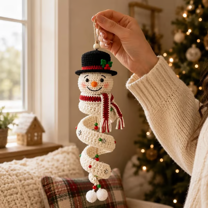 ☃️ DIY Crochet Snowman Kit 🧶🎄 | Last Day: 49% OFF! 🔥