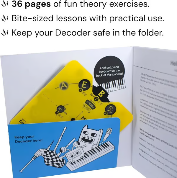 🔥 HOT SALE 49% OFF -Circle of Fifths Music Theory Learning Set 🎵