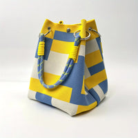 Yellow & Blue Patchwork