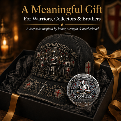 ⚔️ Brotherhood Of Knights Honor Cap 🎁 Free Honor Coin With Every Cap Purchase