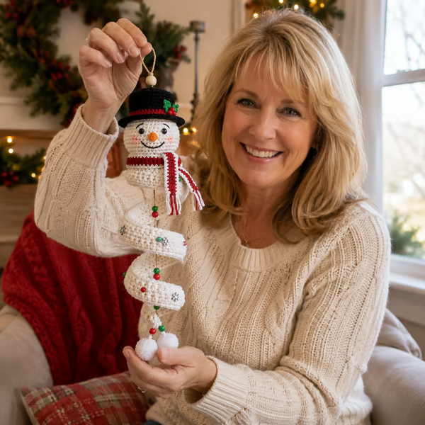 ☃️ DIY Crochet Snowman Kit 🧶🎄 | Last Day: 49% OFF! 🔥