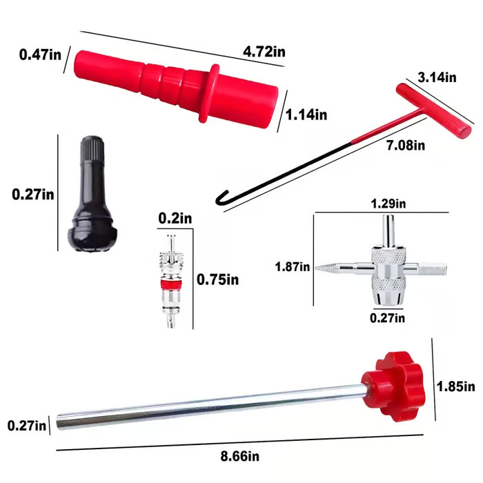 🔥Last Day 49% OFF -🚗 Quick Change Tire Valve Tool Kit