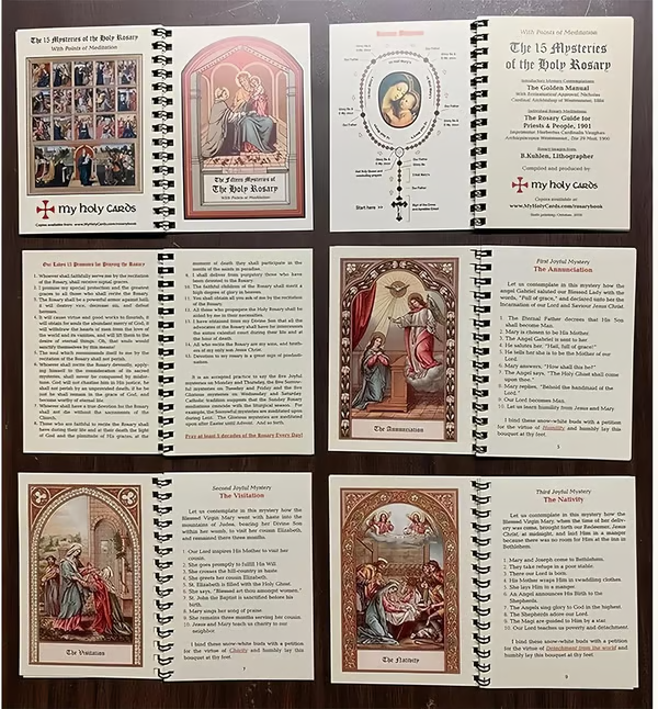 ✝️Pocket Size Rosary Meditation Book✝️The Rosary The Prayer That Saved My Life