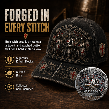 ⚔️ Brotherhood Of Knights Honor Cap 🎁 Free Honor Coin With Every Cap Purchase