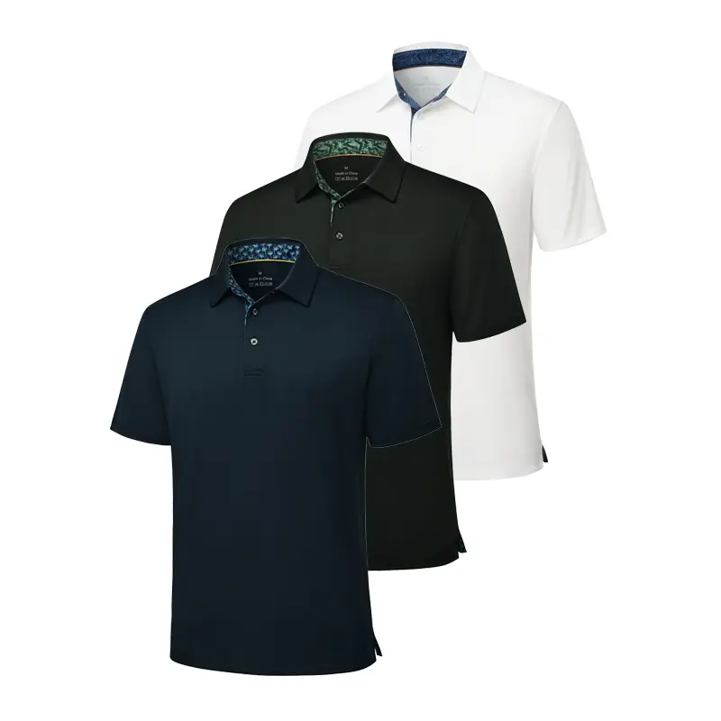 🔥Last Day 49% OFF - 3-Pack Men's Polo Shirts – Soft Breathable Cotton