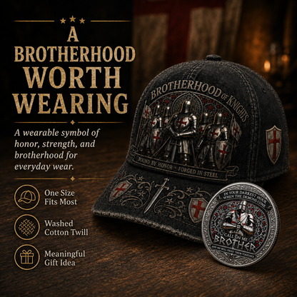 ⚔️ Brotherhood Of Knights Honor Cap 🎁 Free Honor Coin With Every Cap Purchase