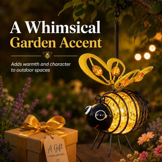 🌙🐝🪴 LIMITED-TIME 49% OFF! Hanging Solar Bee Light – Spread Joy Day and Night 🌞🌜