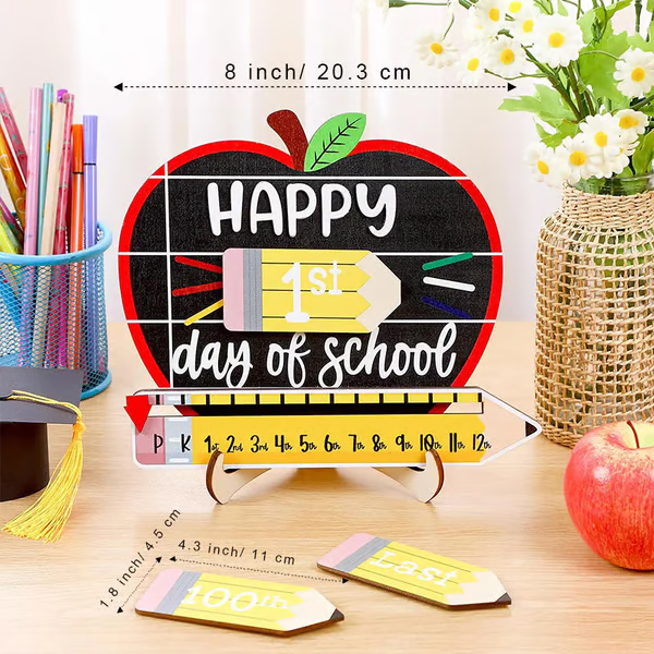🔥 Last Day 49% OFF –📚Reusable Back-to-School Milestone Board – Kids' Growth Photo Prop