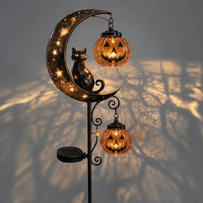 🎃Halloween Early Bird Special Sale 49% OFF-Pumpkin Moon Garden Stake Light - A - 🎃Pumpkin on Top / BUY 1