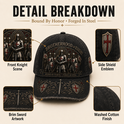 ⚔️ Brotherhood Of Knights Honor Cap 🎁 Free Honor Coin With Every Cap Purchase