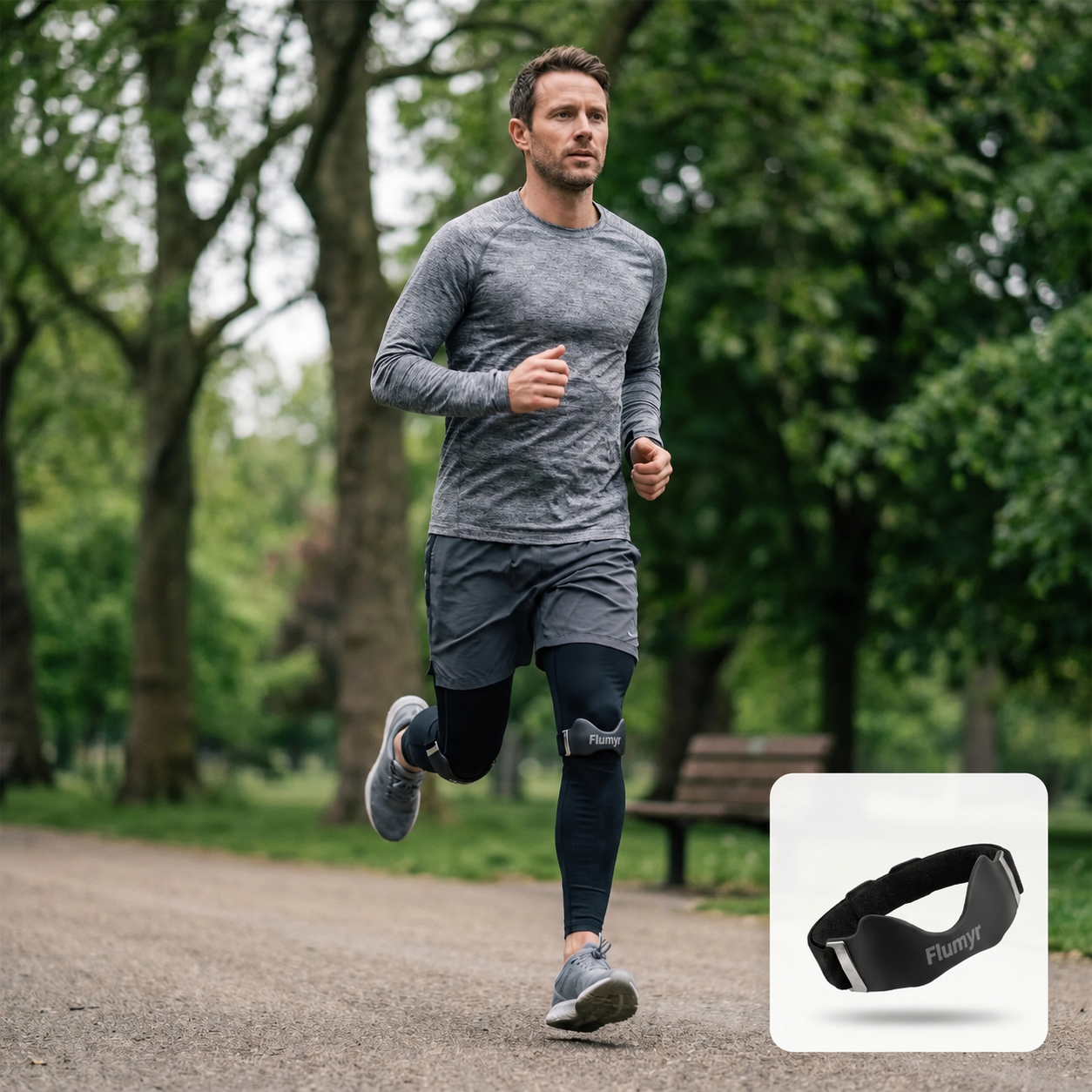 Flumyr Precision Knee Strap – Targeted Patellar Support（2PS）