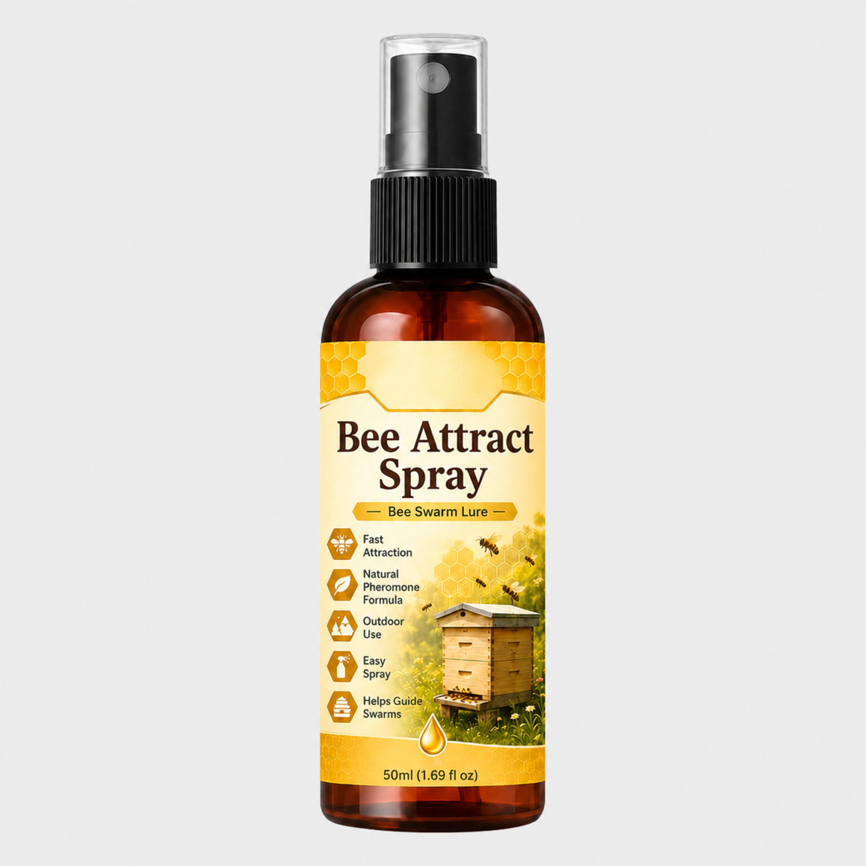 🔥 Last Day 49% OFF –🐝Natural Outdoor Bee Attractant Spray✨