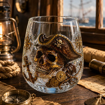 🌊🐙 3Pcs Krakenrise Pirate Glasses Legendary Ocean Treasure Set