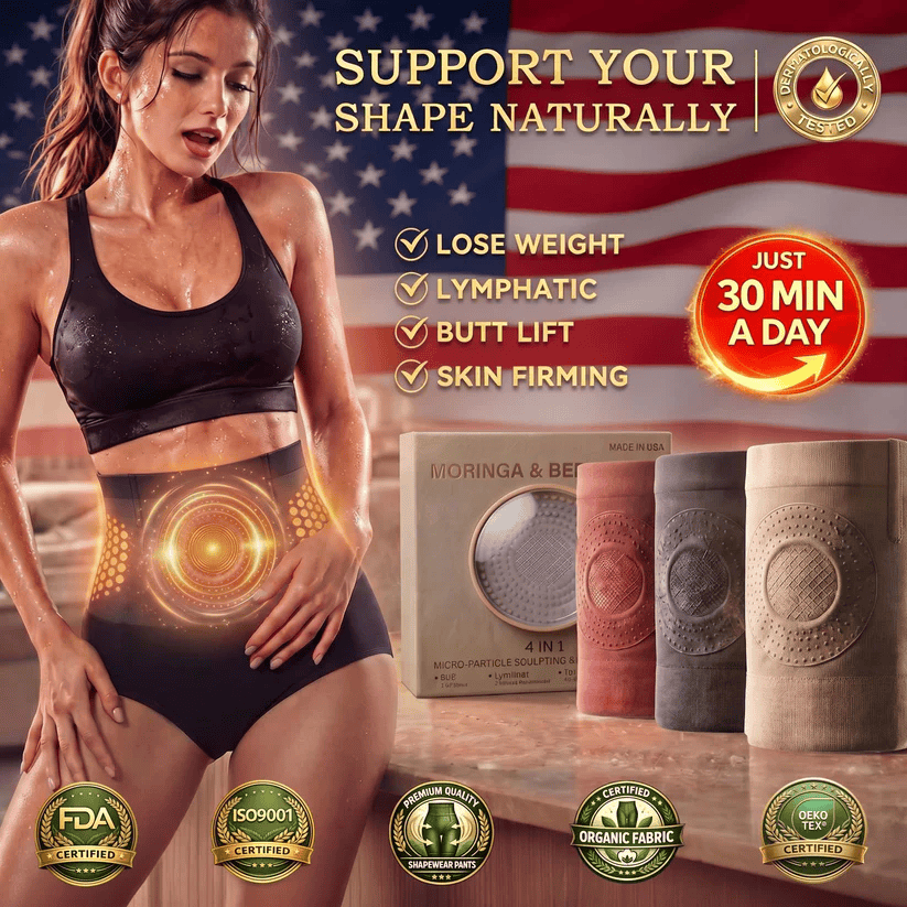Official Brand Store | 🛡️ 2026 Moringa & Berberine 4-in-1 Micro-Particle Shaping & Fat Burning Shorts