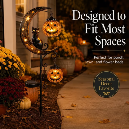 🎃Halloween Early Bird Special Sale 49% OFF-Pumpkin Moon Garden Stake Light - A - 🎃Pumpkin on Top / BUY 1
