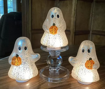 🔥Hot Sale Promotion 49% OFF🎁Set of 3 Illuminated Mercury Glass Ghosts by Flumyr