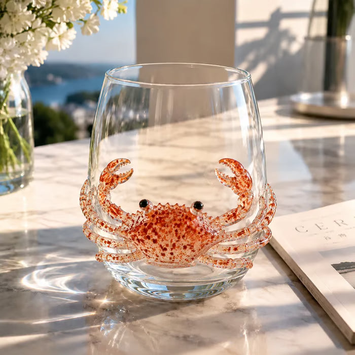 🔥Last Day 49% OFF-🌊Artisanal Blue Ringed Octopus Glassware