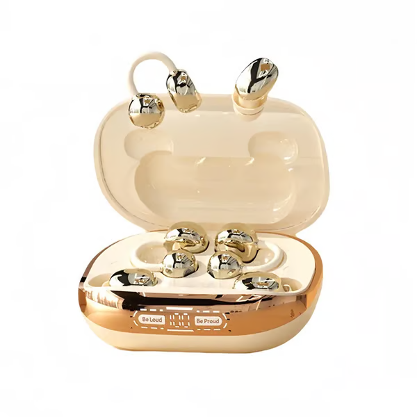 🔥 LAST DAY: 51% OFF 🎧 3-in-1 Wireless Earbuds with Power Bank Charging Case | 4 Clip-On & Sleep Earbuds, Noise Cancelling & IPX5 Water Resistant