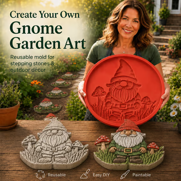 💥 LAST DAY 49% OFF - 🌻 Reusable Garden Art Mold – Make Your Garden Truly One of a Kind