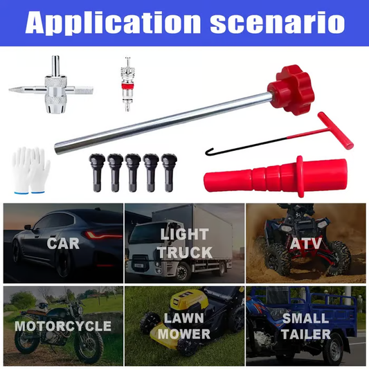 🔥Last Day 49% OFF -🚗 Quick Change Tire Valve Tool Kit