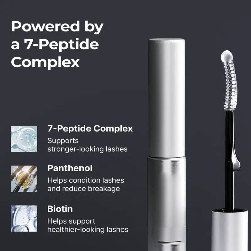 Essential Eyelash Growth Serum, Jumbo Size 0.5fl.oz - Safe & Gentle Lashes Care, Fuller, Thicker in 2 Weeks, Non-Prostaglandin