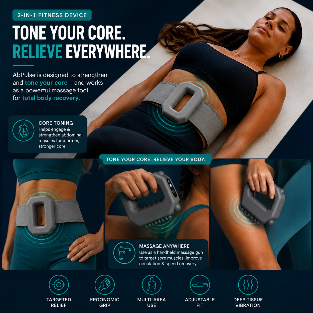 AbPulse — EMS Ab Toning Belt