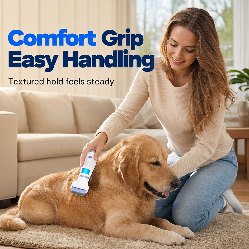 🐶Hot Sale 70% OFF🐱Electric Flea Comb for Pets –USB Rechargeable, Fine Teeth, Chemical-Free🐾