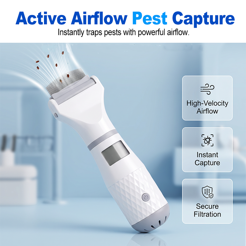 🐶Hot Sale 70% OFF🐱Electric Flea Comb for Pets –USB Rechargeable, Fine Teeth, Chemical-Free🐾