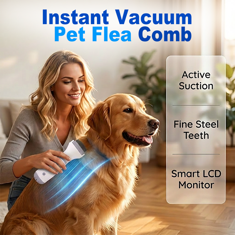 🐶Hot Sale 70% OFF🐱Electric Flea Comb for Pets –USB Rechargeable, Fine Teeth, Chemical-Free🐾