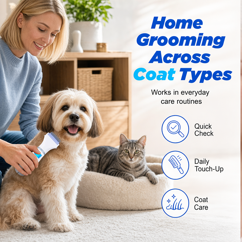 🐶Hot Sale 70% OFF🐱Electric Flea Comb for Pets –USB Rechargeable, Fine Teeth, Chemical-Free🐾